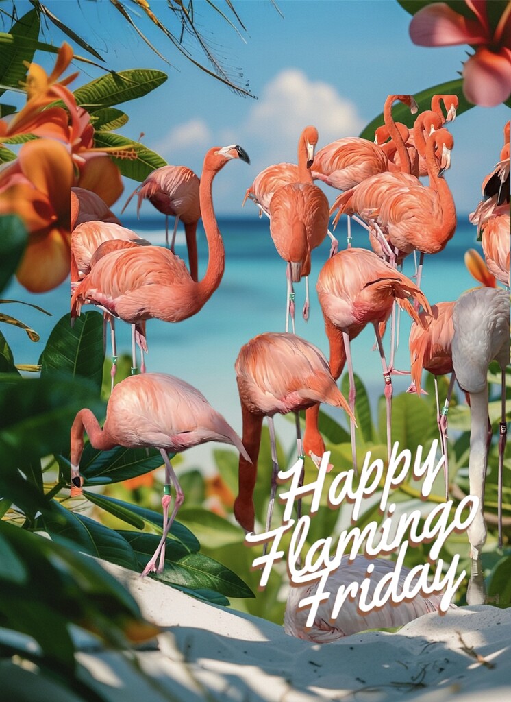 Happy Flamingo Friday everyone  by radiogirl