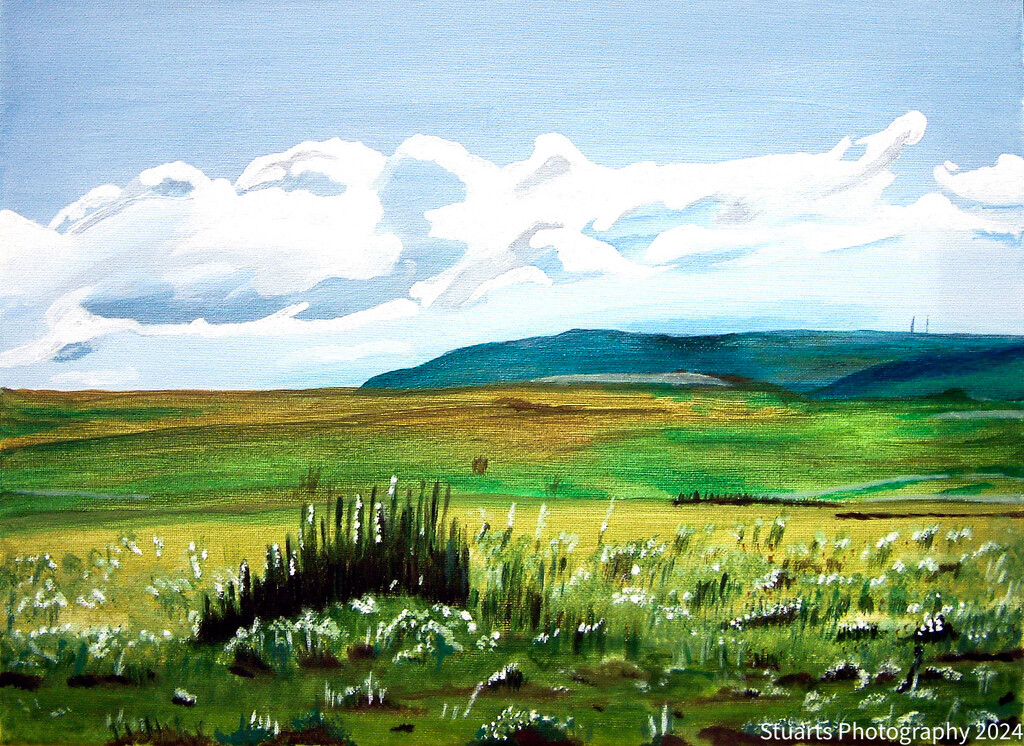 Countryside (painting) by stuart46