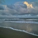 Early evening clouds over the beach by congaree