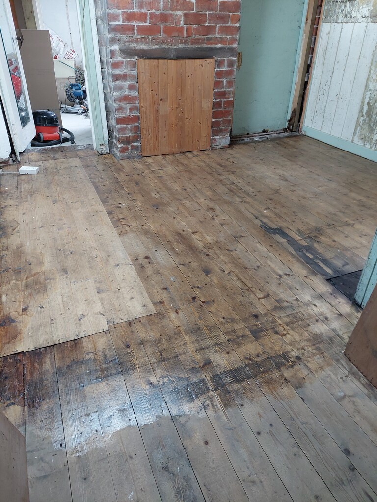 Varnished the floorboards in the workshop area of the shop  by samcat