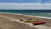 17th Jun 2024 - Kayaks on the beach