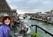 16th Jun 2024 - Plein Air Artist in Fishtown, Michigan 