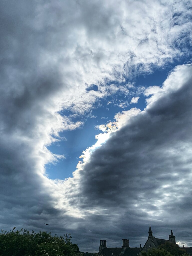 A remarkable cloud effect seen from the garden  by billdavidson