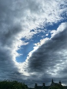 19th Jun 2024 - A remarkable cloud effect seen from the garden 