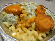 19th Jun 2024 - Chicken Meatballs and Bleu Cheese on Pasta
