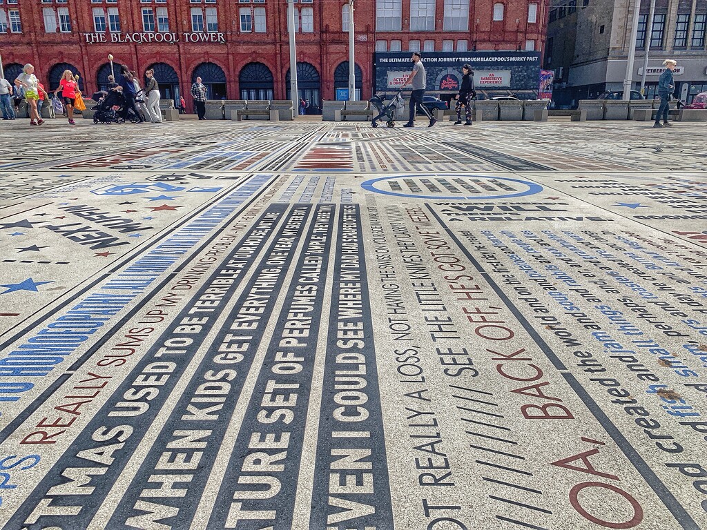 Blackpool …Comedy carpet by happypat