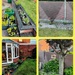 Summer Solstice.  Garden Collage. 