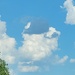 Is it just me or does this cloud look like it's wearing a toupee and mustache?