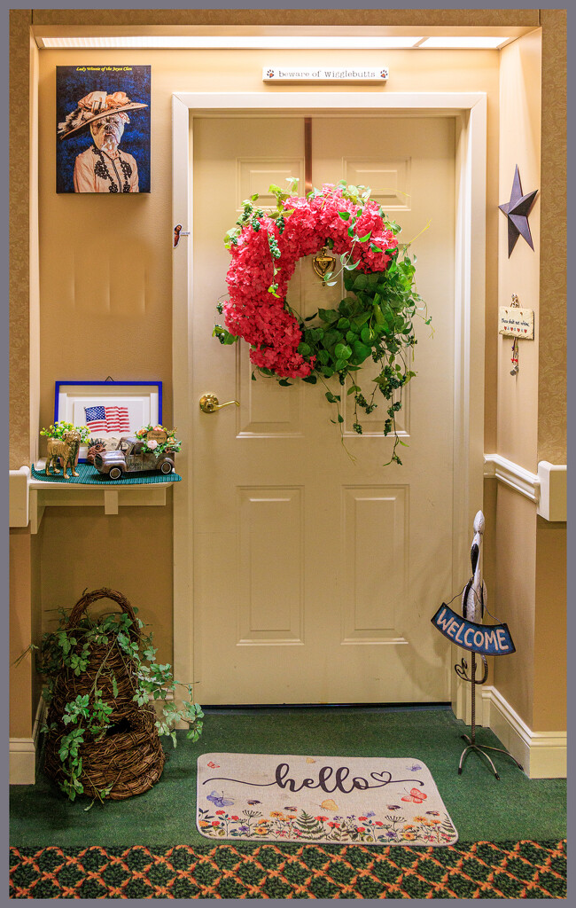 Entrance to Neighbors Apartment by hjbenson