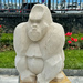 Stone gorilla. 