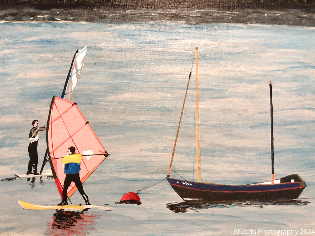 Water sports (painting) by stuart46