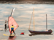 23rd Jun 2024 - Water sports (painting)