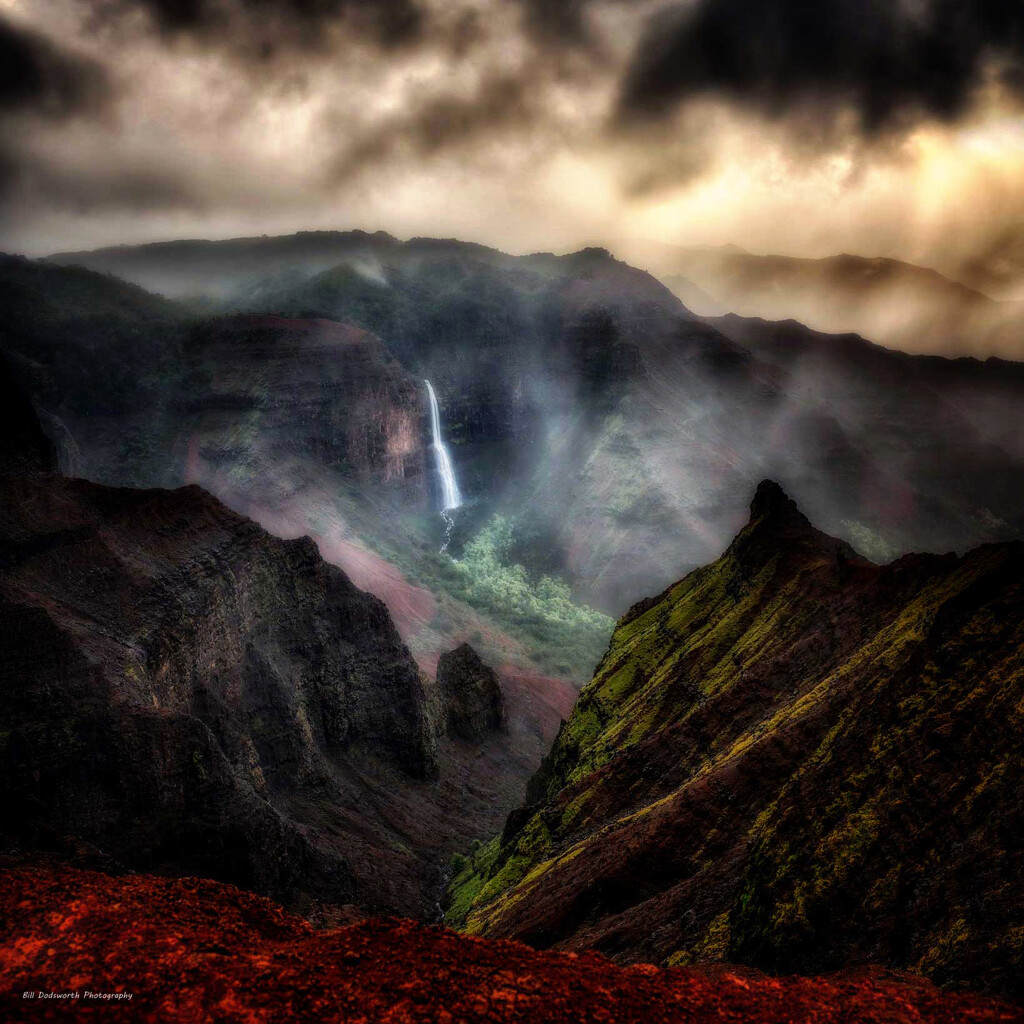 Waimea Canyon Falls, Kauai by photographycrazy