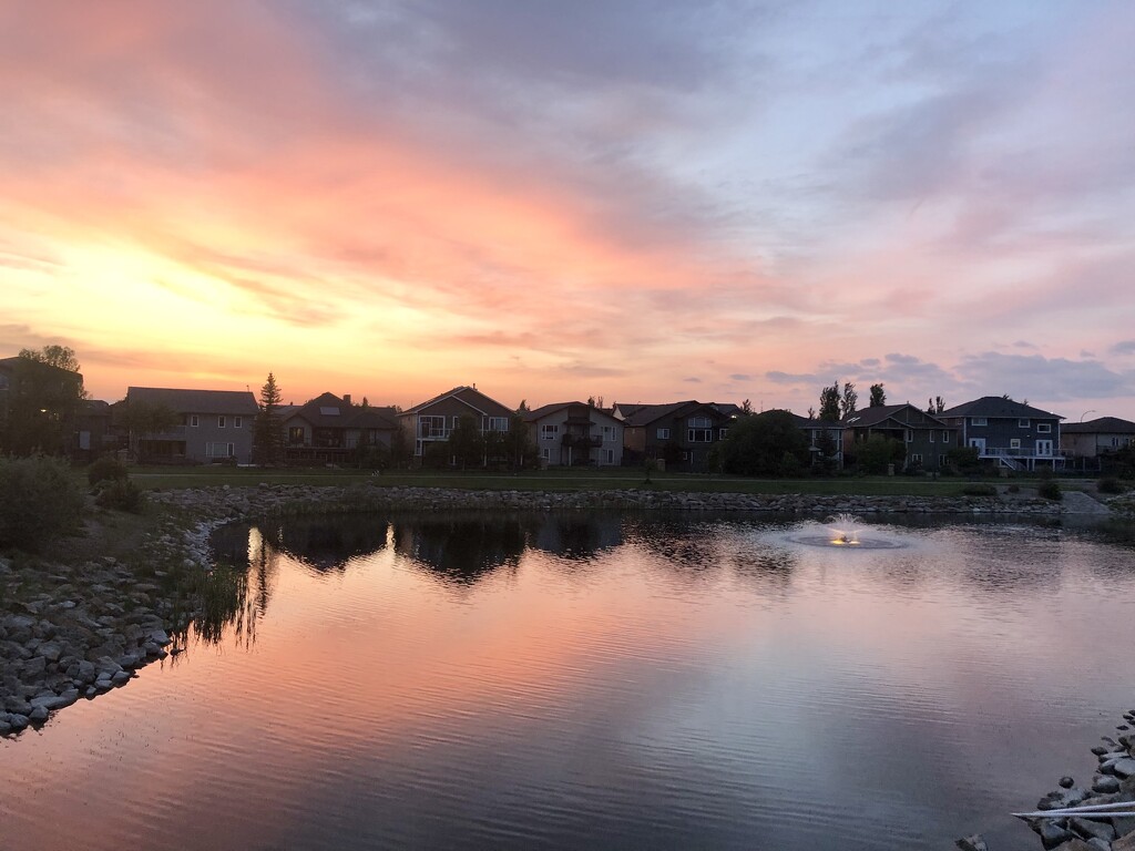 Evening Sky Refection by dailypix