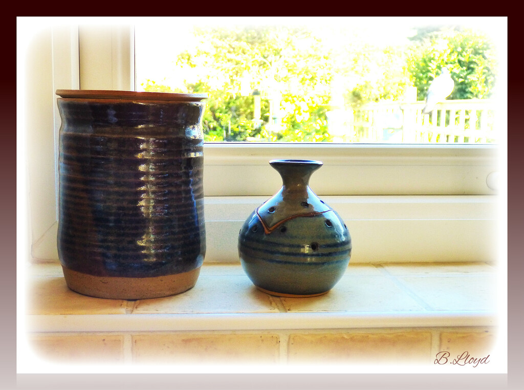 On the Kitchen window sill. by beryl