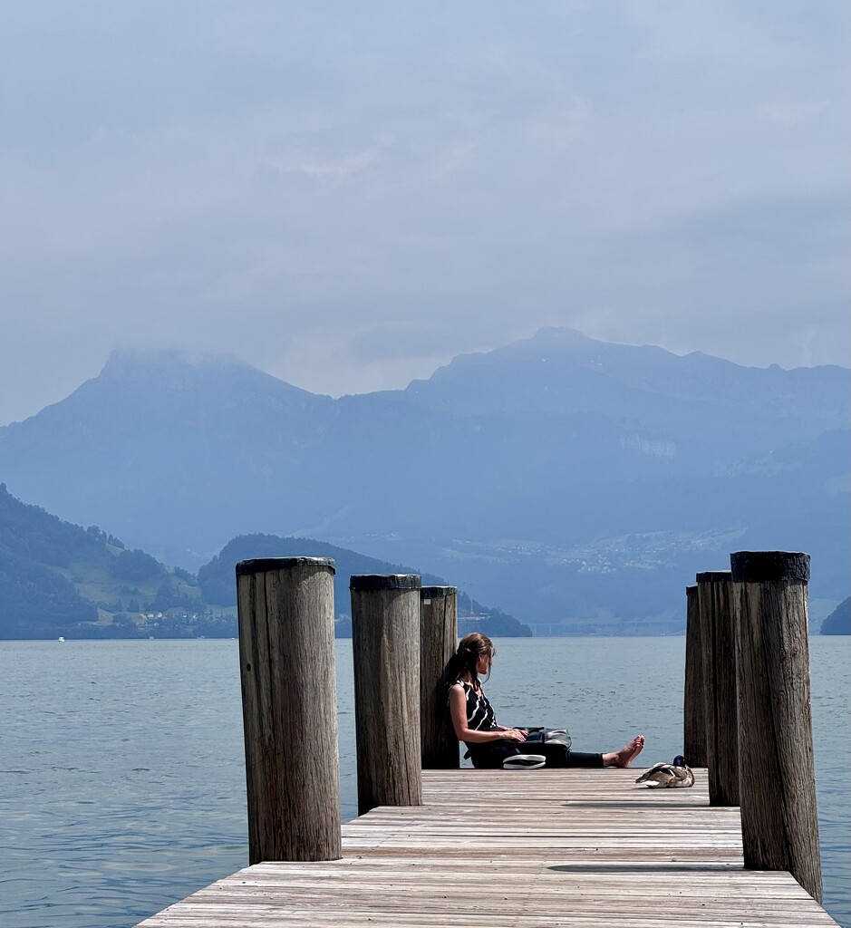 Sitting the dock of a bay by wakelys