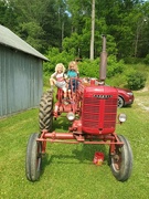 17th Jun 2024 - "Driving" Great-Grandpa's Tractor