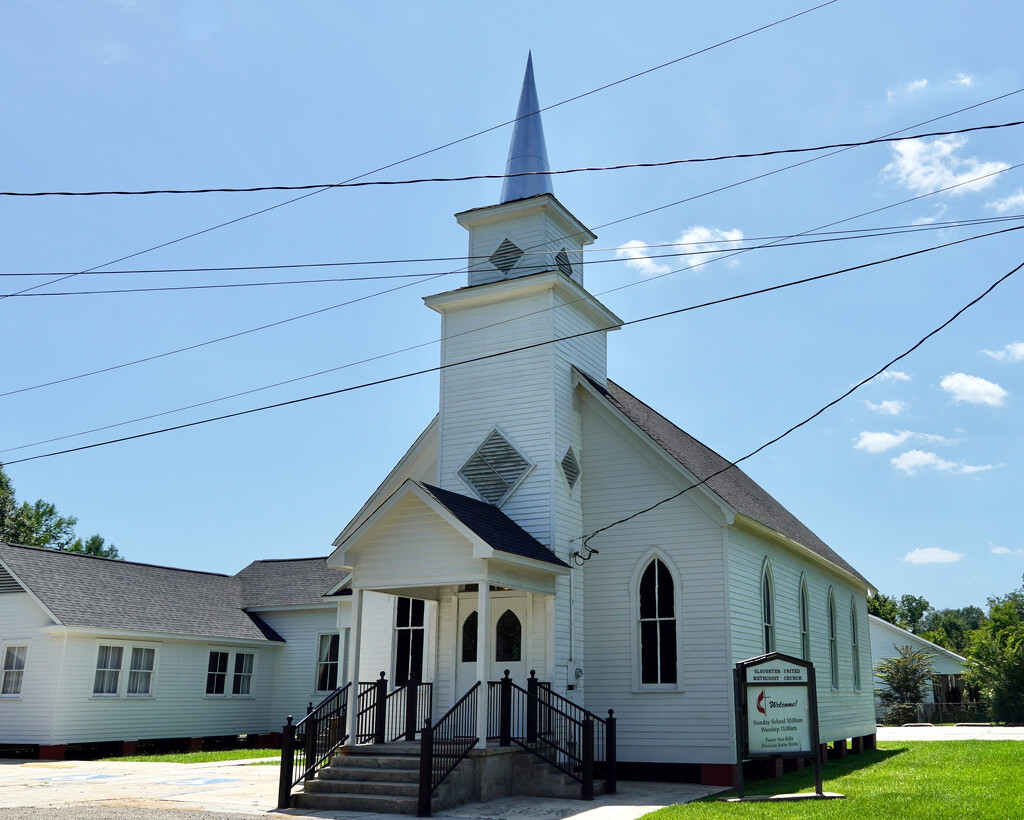 Slaughter United Methodist Church (ca 1899) by eudora