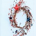 Red White & Blue Wreath by veronicalevchenko