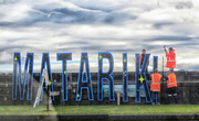 28th Jun 2024 - How many men does it take to put up the Matariki sign?