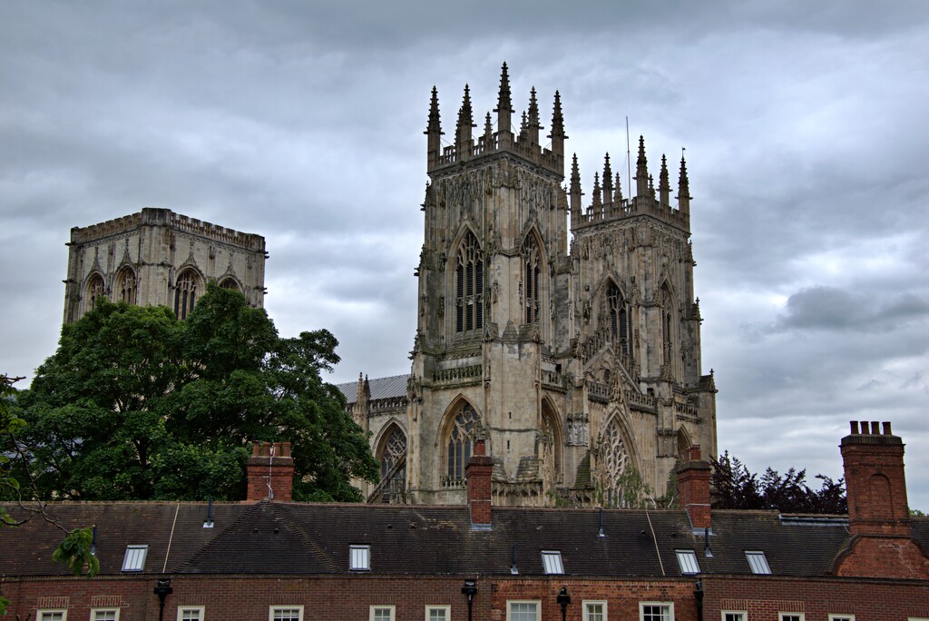 york minster from city wall  by ollyfran
