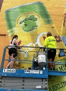 30th Jun 2024 - Wall mural team getting the job done on the Atlanta Beltline