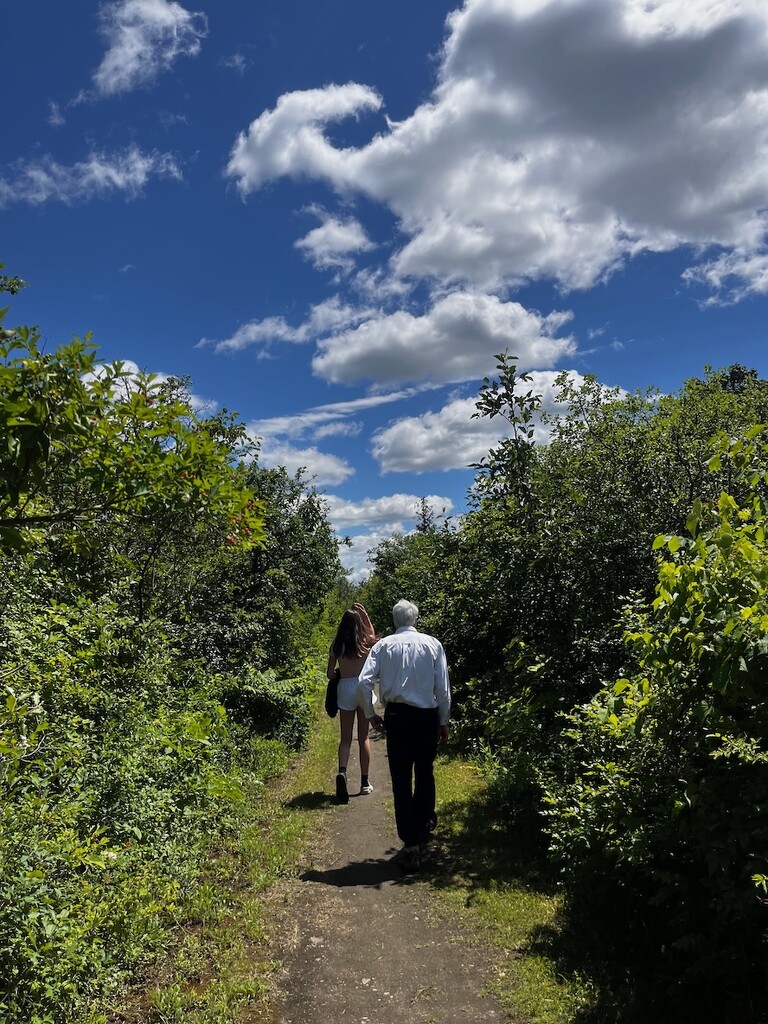 A Little Walk With Our Granddaughter by sunnygreenwood