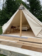 30th Jun 2024 - platform tent display at chautauqua 