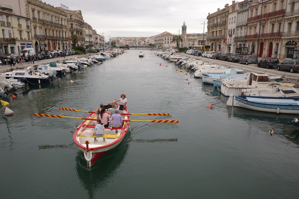 Rowing Through Sète's Canals by vincent24
