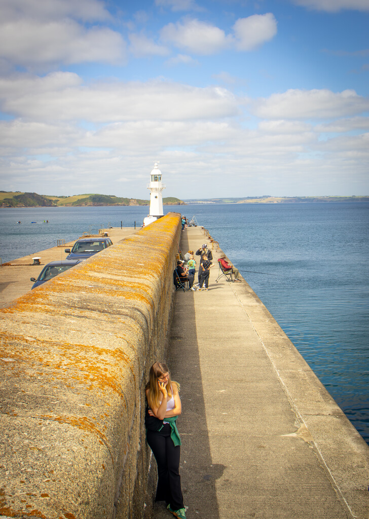 Mevagissey lighthouse by swillinbillyflynn