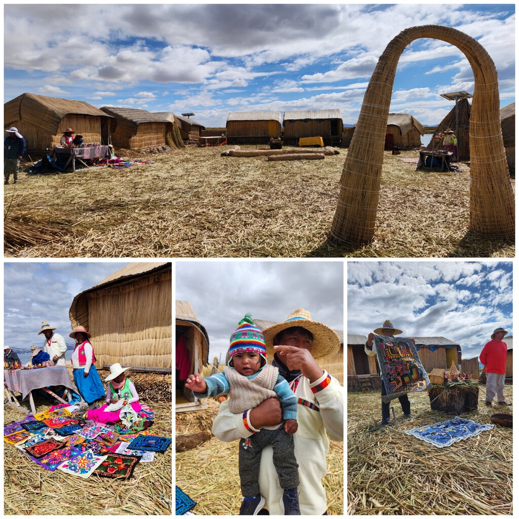 Visiting the manmade islands on Lake Titicaca by mariaostrowski