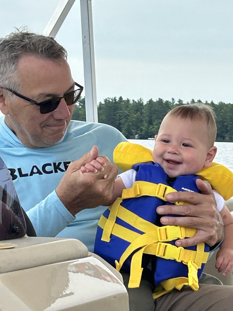 Fun on Grandpa’s boat by mltrotter