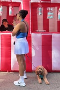 6th Jul 2024 - At the festival: red, white and blue —and dog
