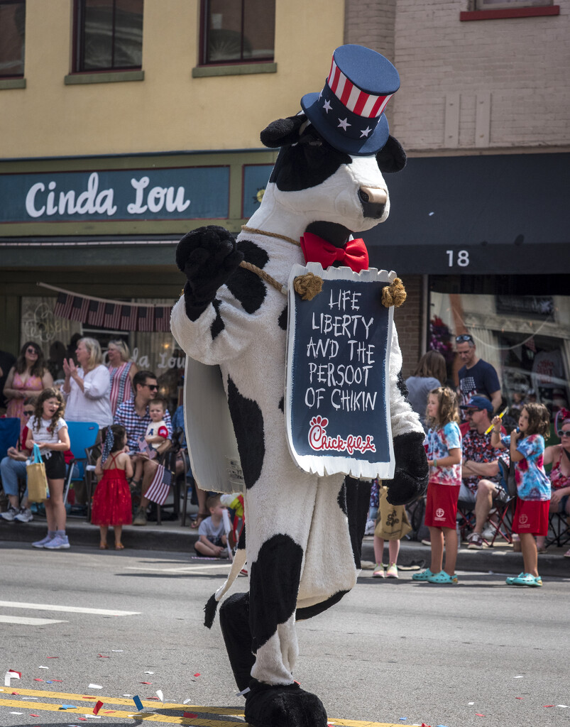 Chick-fil-A advertising by ggshearron