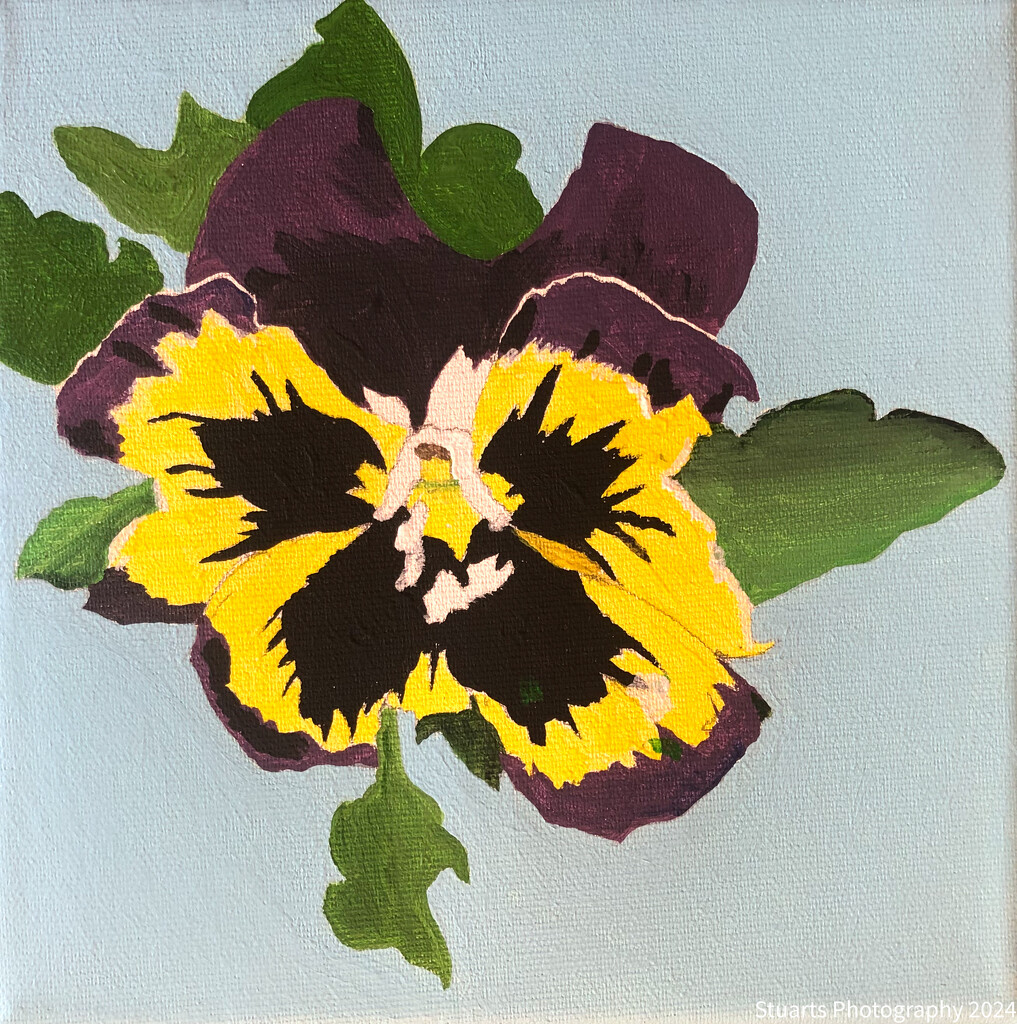 Pansy (painting) by stuart46