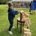 Giant Jenga collapse action shot! by anncooke76