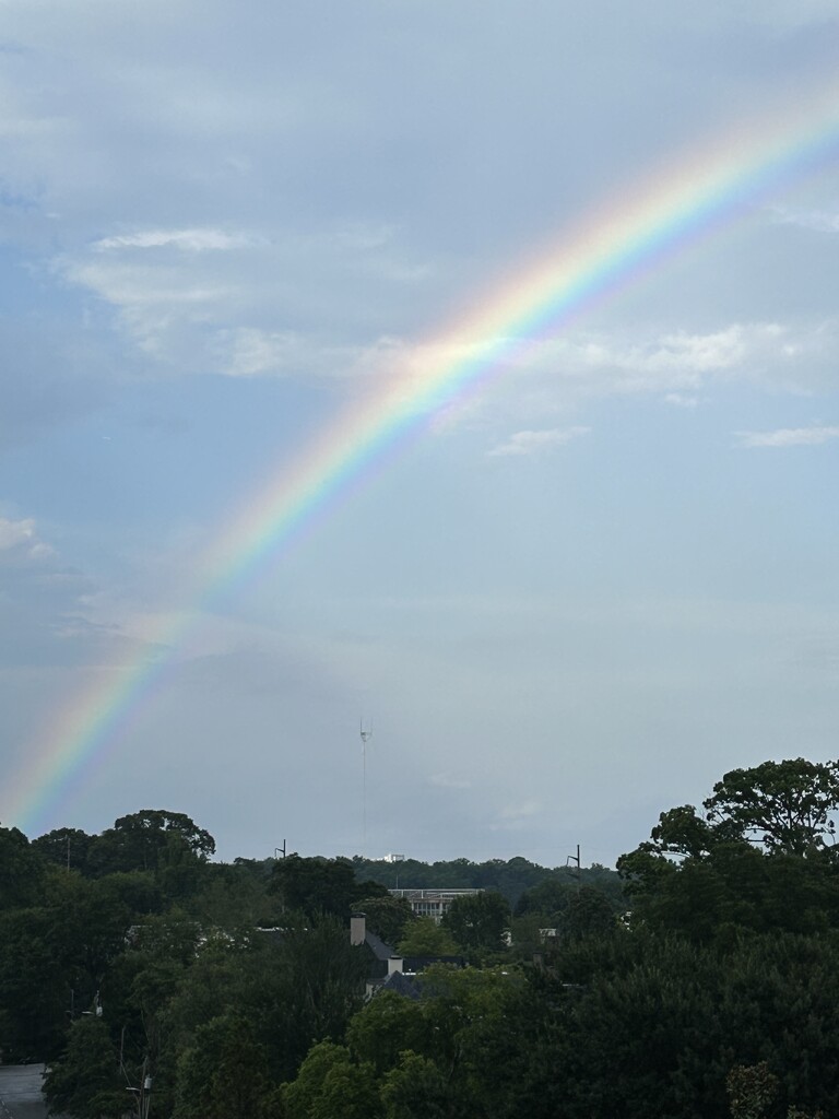 Rare rainbow over Midtown Atlanta by swagman