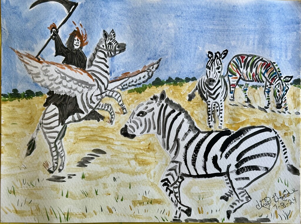 A Dazzle of zebras by pandorasecho