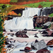 Waterfall (painting) by stuart46