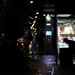 Night Silhouette at the Tram Stop by vincent24