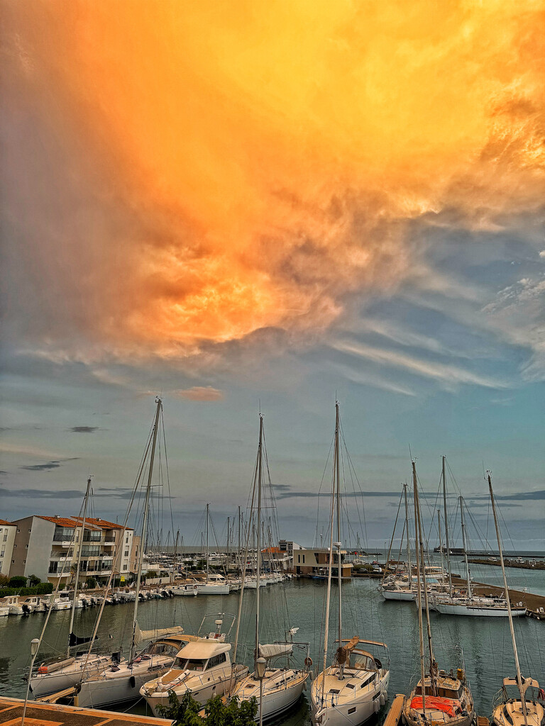 Orange cloud.  by cocobella