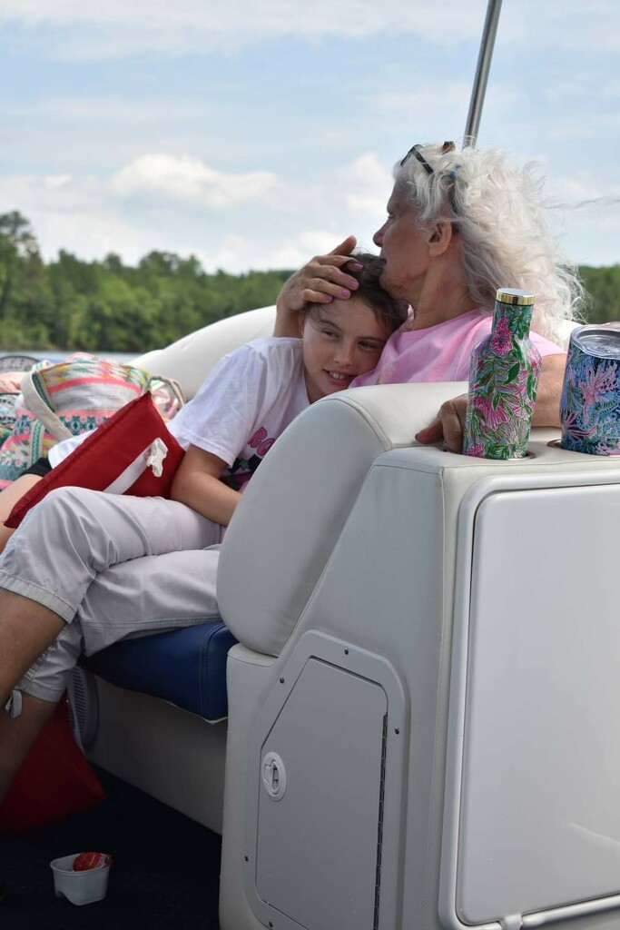 A Beautiful Moment on a Pontoon Boat by alophoto