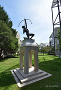 19th Jun 2024 - A statue of a Sagittarius boy in a park in Buda