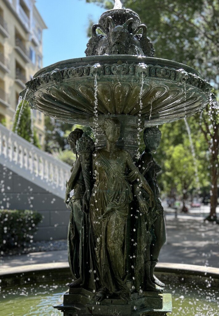 Water goddesses at work on a hot summer day, Atlanta by swagman