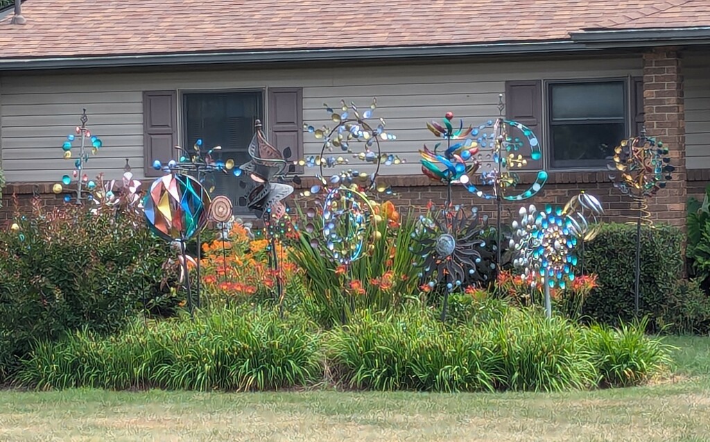 Unique Yard Decor  by julie