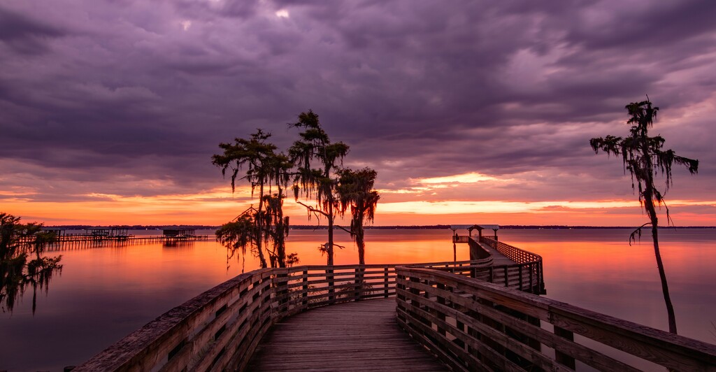 Sunset Down the Pier! by rickster549