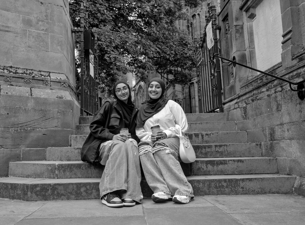 100 Strangers : Round 5 : No. 439 : Sadia and Samia by phil_howcroft