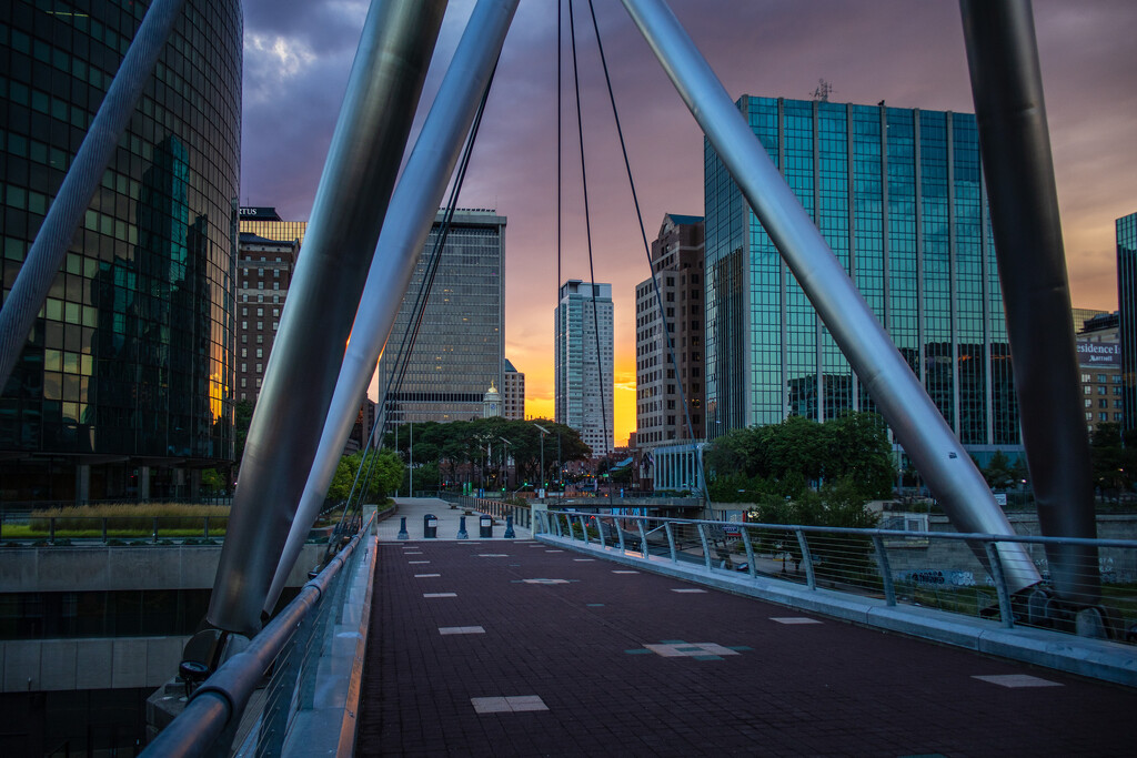 From today's photo walk downtown, at sunset by batfish