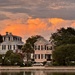 Sunset at Colonial Lake, Charleston  by congaree