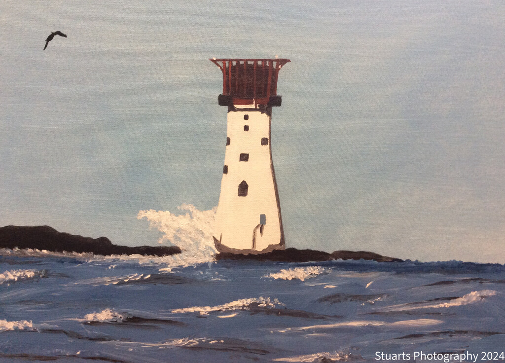 Lighthouse (painting) by stuart46